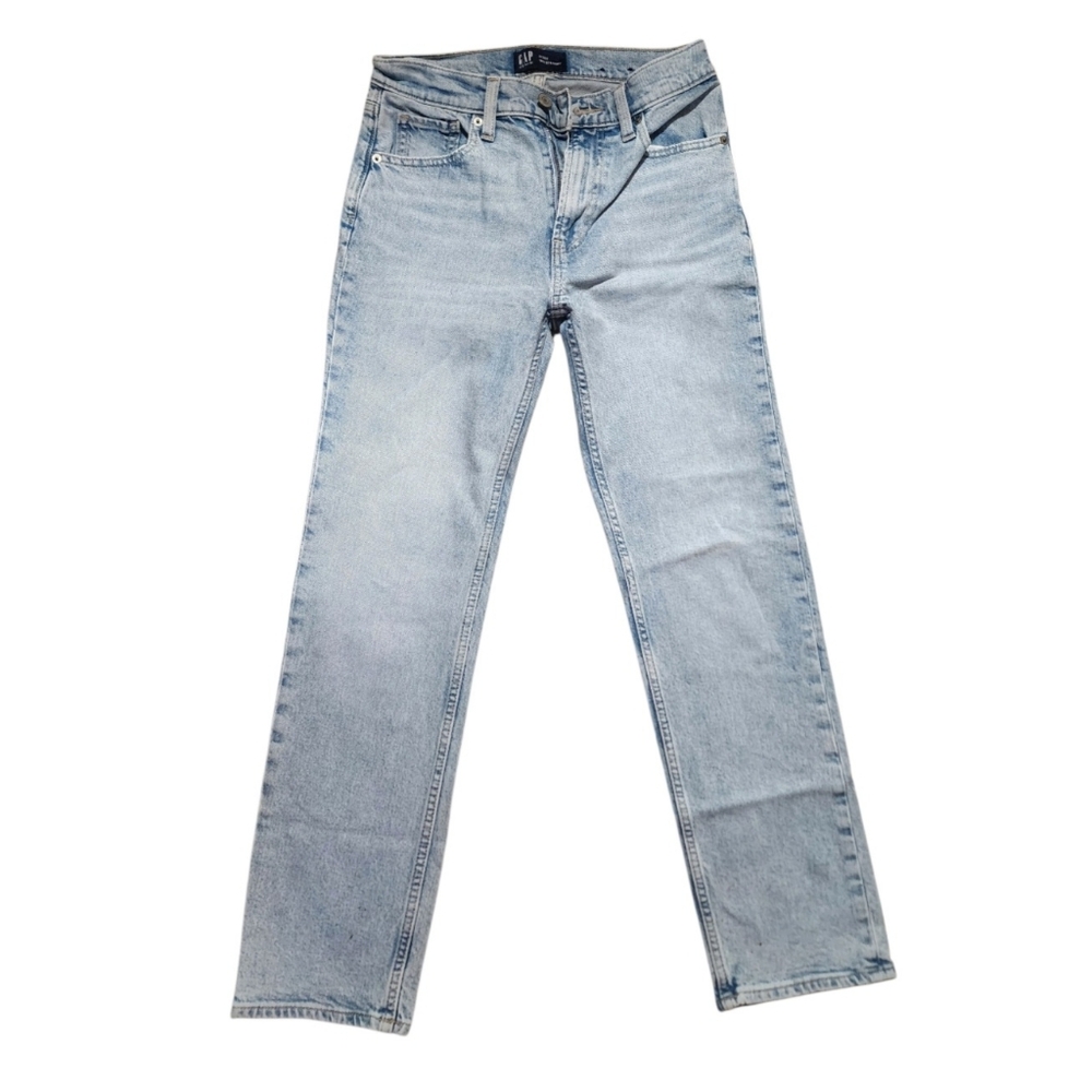 GAP Denim 90s Straight Leg Jeans Light Wash Size 2/26 Short